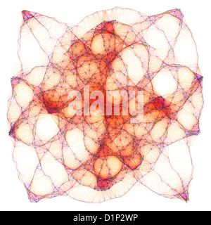 Figura di Lissajous, artwork Foto Stock