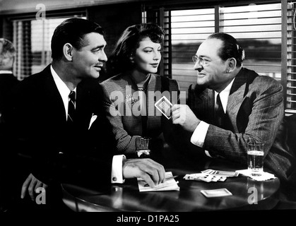 Der Windhund und die Lady Hucksters, Clark Gable, Ava Gardner, Edward Arnold fuer die Werbekampagne soll auch ein Komoediant Foto Stock