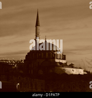 Rustem Pasha moschea, Istanbul, Turchia Foto Stock