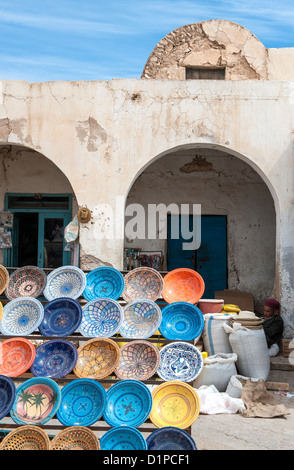 A sud della Tunisia, Tataouine, il mercato dell'artigianato Foto Stock