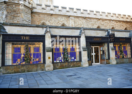 Esterno del Westminster Abbey Shop Westminster London REGNO UNITO Foto Stock