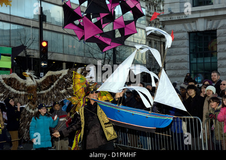 Sfilata di Capodanno Londra Foto Stock