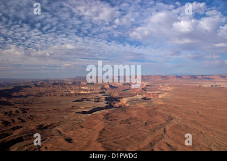 Green River si affacciano, il Parco Nazionale di Canyonlands, Utah, Stati Uniti d'America Foto Stock