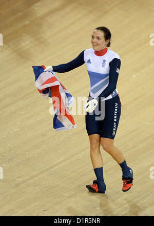 Victoria Pendleton (GBR, Gran Bretagna) ciclismo su pista Foto Stock