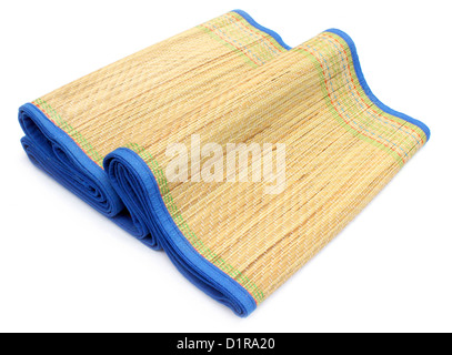 Paglia naturale realizzato il tappetino dell Asia orientale Foto Stock