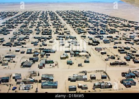 Una veduta aerea di Swakopmund settlement Foto Stock