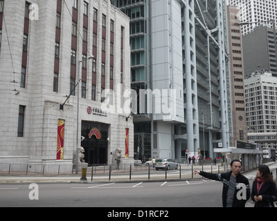 Queens Road Central hong kong Foto Stock