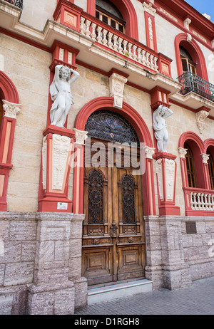 PONCE, PUERTO RICO - Museo Casa Armstrong-Poventud nel centro storico di Ponce. Foto Stock