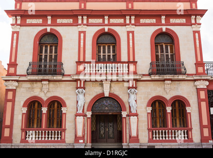 PONCE, PUERTO RICO - Museo Casa Armstrong-Poventud nel centro storico di Ponce. Foto Stock