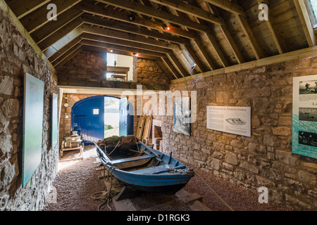 Paxton House station wagon, Berwickshire, maestosa casa accanto al fiume Tweed - boathouse museo, la pesca al salmone Foto Stock