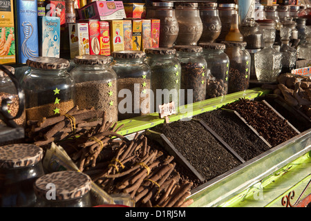 Il Marocco, Marrakech, Mercato delle spezie Foto Stock