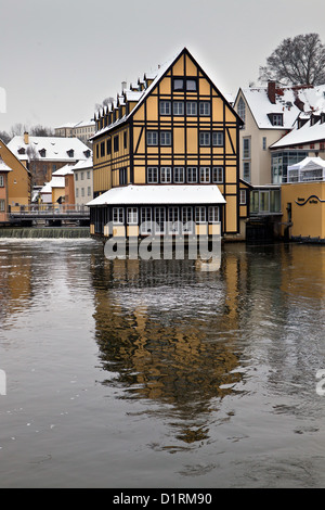 Bamberg, fiume Regnitz, Alta Franconia, Franconia, Baviera, Germania, Europa Foto Stock