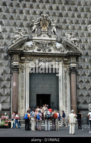 Napoli, Italia, nella Chiesa del Gesù Nuovo Foto Stock