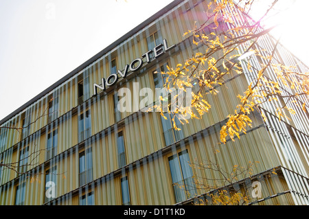 Hotel Novotel a Monaco Riem, Baviera, Germania Foto Stock