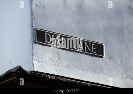 Ipswich REGNO UNITO Dial Lane nel centro della città Foto Stock