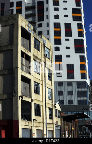 Ipswich REGNO UNITO edificio abbandonato al waterfront area di marina Foto Stock