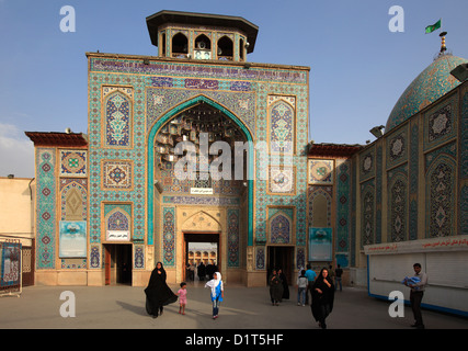 Shah Cheragh mausoleo, Shiraz, Iran Foto Stock