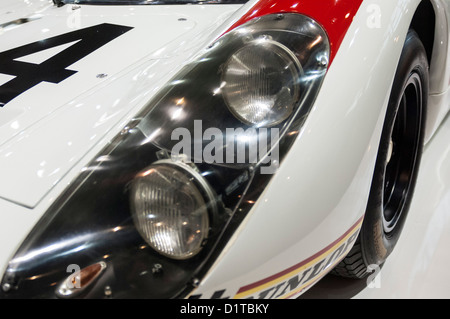Dettaglio della Porsche 908 historic racing car degli anni sessanta ies Foto Stock