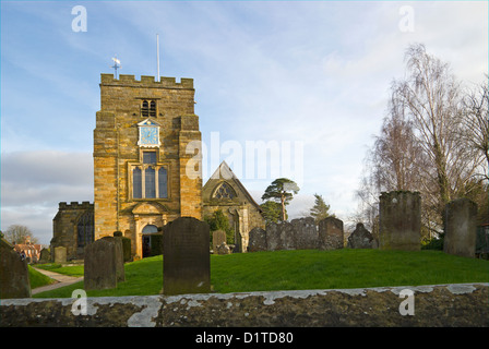 Goudhurst Villaggio Chiesa Kent England Foto Stock