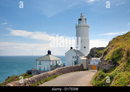 Il punto di inizio del faro, Devon, Inghilterra Foto Stock