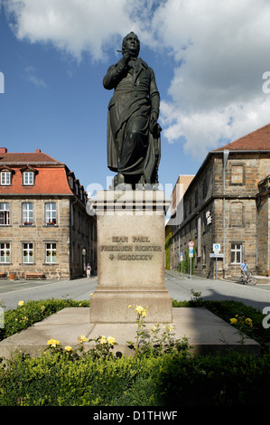 Bayreuth, Germania, il monumento di lo scrittore tedesco Jean Paul Foto Stock