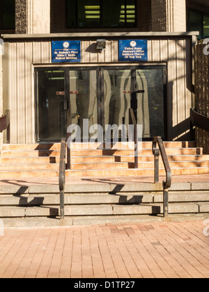 St. Andrew's Plaza, Silvio J. Mollo Edificio Federale degli Stati Uniti e dell Ufficio del Procuratore Southern District di New York, New York Foto Stock