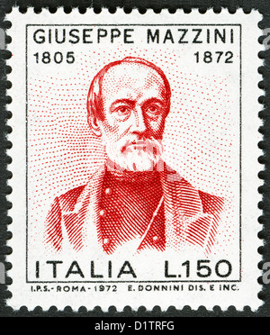 Giuseppe Mazzini (22 giugno 1805 - 10 Marzo 1872),politico italiano, giornalista e attivista per la unificazione dell'Italia. Foto Stock