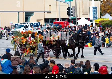 124Rose Parade di Pasadena, California, Martedì, 1 gennaio, 2013. Foto Stock