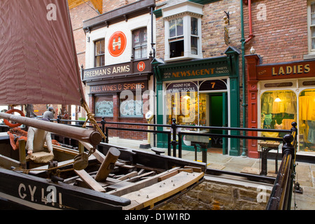 All'interno della pesca nazionale Heritage Center a Grimsby, North East Lincolnshire Foto Stock