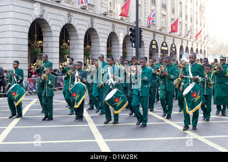 Il Kimbanguist's Brass Band Foto Stock