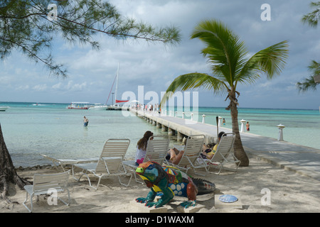 Punto di rum, Grand Cayman, Isole Cayman, British West Indies Foto Stock