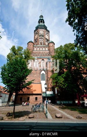 St Nikolai Chiesa Greifswald Foto Stock