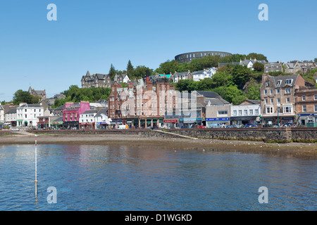 Oban waterfront in Argyll Scozia Scotland Foto Stock