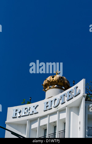 Rex Hotel segno, Ho Chi Minh City, Vietnam Foto Stock