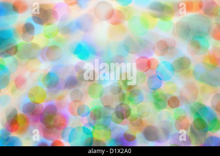 Sfocata pattern astratti - cerchio di luce sullo sfondo con raggi Foto Stock