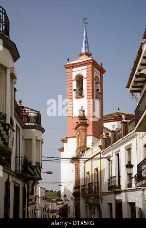 Chiesa Nuestra Señora del Rosario di Cortes de la Frontera Andalusia Malaga Spagna Foto Stock