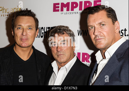 Martin Kemp, Billy Murrary e Craig Fairbrass assiste la Premiere mondiale di Dead Cert durante Frightfest all'Empire Leicester Square, Londra, 26 agosto 2010. Foto di Julie Edwards Foto Stock