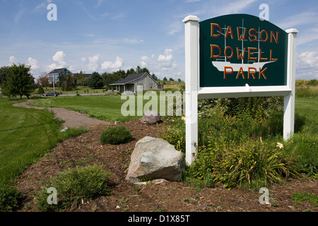 Dawson Dowell Park nella Baia di Fundy, Nova Scotia Foto Stock