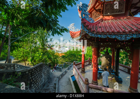 Pagoda Long Son. Nha Trang, Vietnam Foto Stock