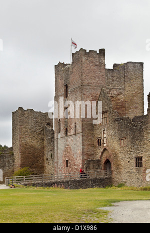 Città di Ludlow Castle Foto Stock