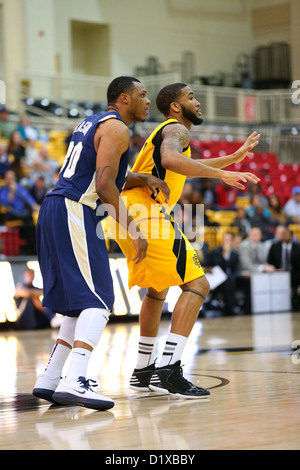 UT Chattanooga sconfigge Kennesaw membro 65-51. Il 24 novembre 2012. Kennesaw, Georgia. Stati Uniti d'America. NCAA Division I di pallacanestro degli uomini. Foto Stock