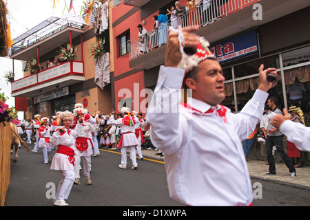 Locale festa religiosa nell'isola di Tenerife (Spagna) Foto Stock