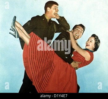 Schrecken Der Division Jumping Jack Jerry Lewis, Dean Martin, Mona Freeman Der Vorgesetzte von pulcino (Dean Martin, m) findet Foto Stock