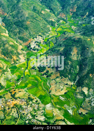 Un'antenna appena a nord di Fort Dauphin, Madagascar Foto Stock