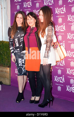 London, Regno Unito - 8 Gennaio 2013: arlene phillips arriva a premiere europeo del Cirque du Soleil show più recente KOOZA al Royal Albert Hall. Foto Stock