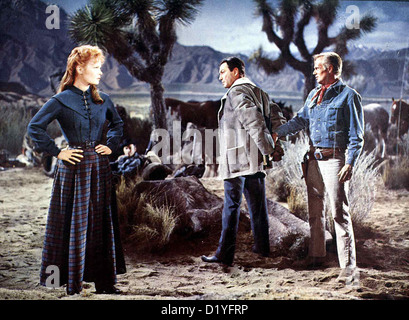 Der Schatz des Gehenkten legge Jake Wade, Patricia Owens, Robert Taylor, Richard Widmark Der ehemalige Bandit Jake Wade (Robert Foto Stock