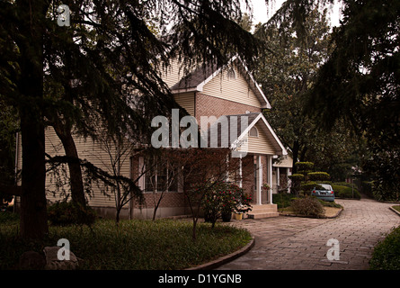 Shanghai, Cina,giardino classico, Luxury House, Foto Stock