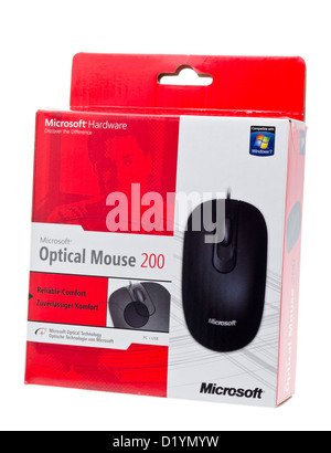 Microsoft Mouse ottico. Foto Stock