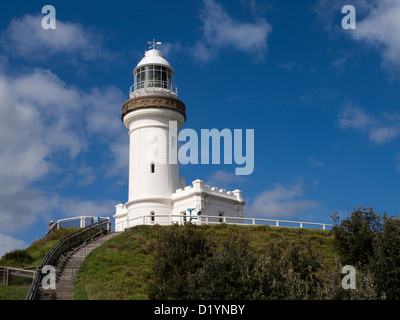 Storico Faro di Cape Byron, Byron Bay, Nuovo Galles del Sud, Australia Foto Stock