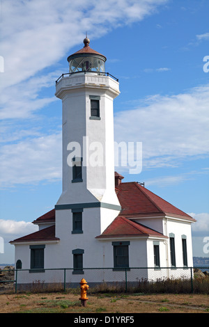 Punto luce Wilson 1879, Port Townsend, WA, Stati Uniti d'America Foto Stock